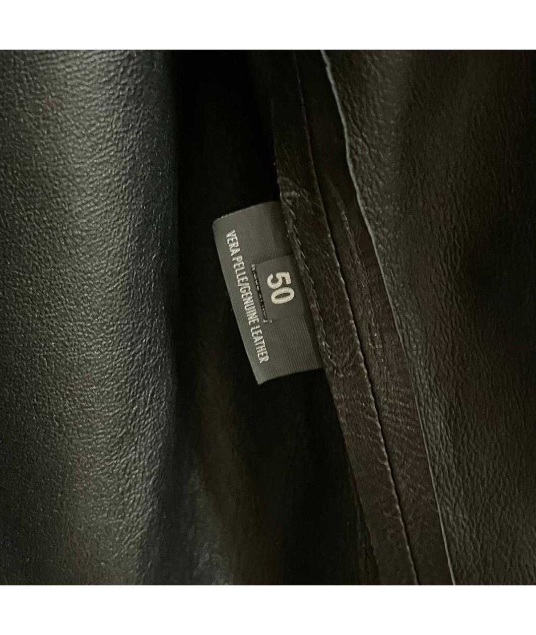 GUCCI Черная кожаная куртка, фото 7