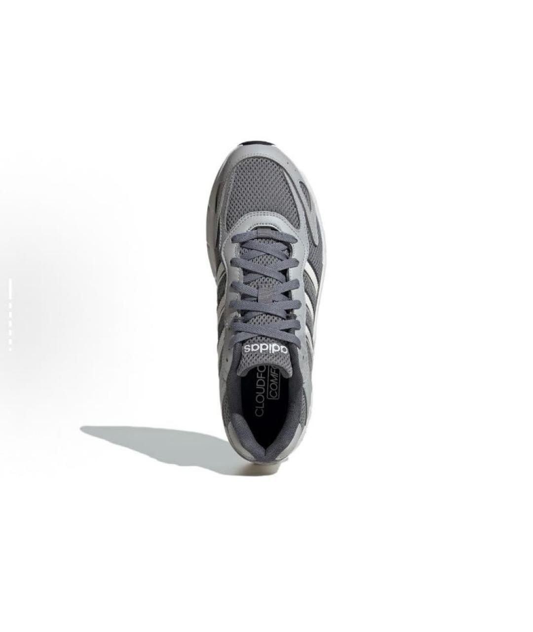 ADIDAS Серые текстильные низкие кроссовки / кеды, фото 5