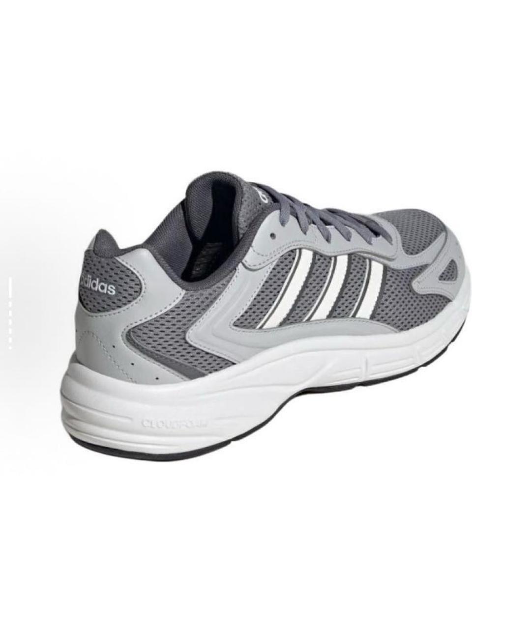 ADIDAS Серые текстильные низкие кроссовки / кеды, фото 4
