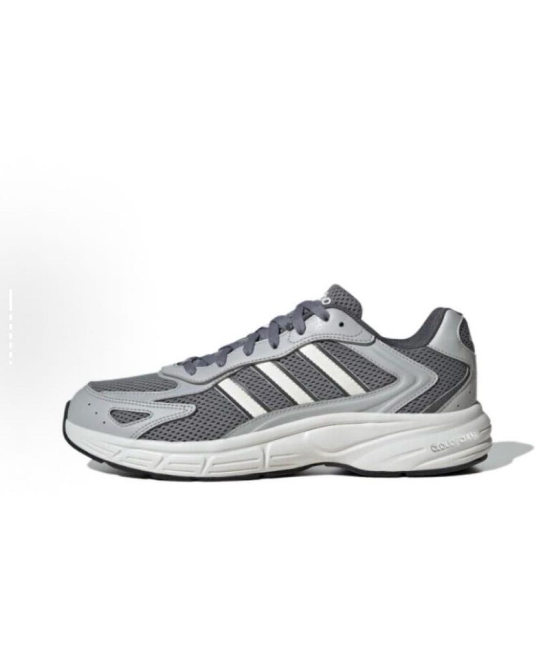 ADIDAS Серые текстильные низкие кроссовки / кеды, фото 3