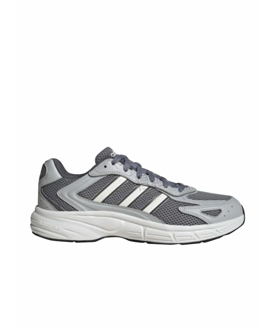 ADIDAS Серые текстильные низкие кроссовки / кеды, фото 1