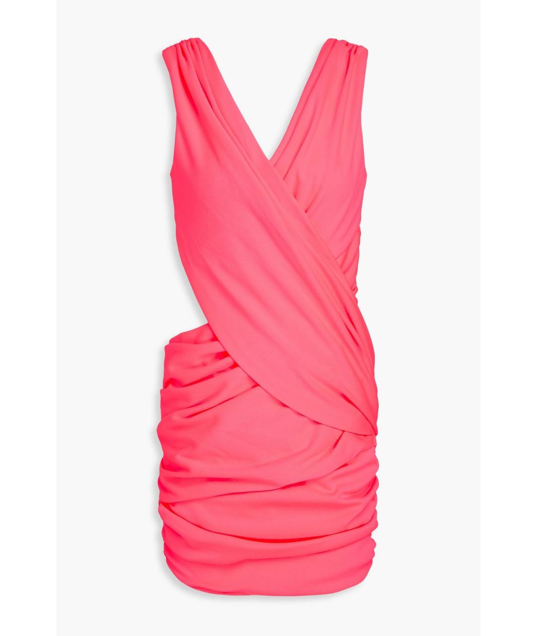 BALMAIN Розовое коктейльное платье, фото 4