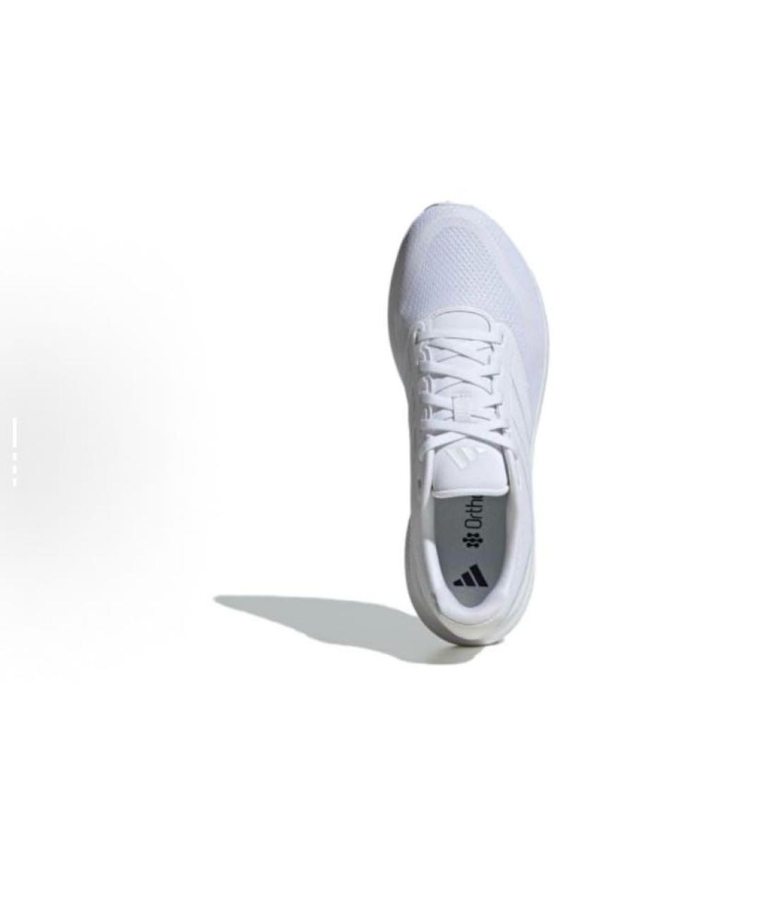 ADIDAS Белые текстильные низкие кроссовки / кеды, фото 4