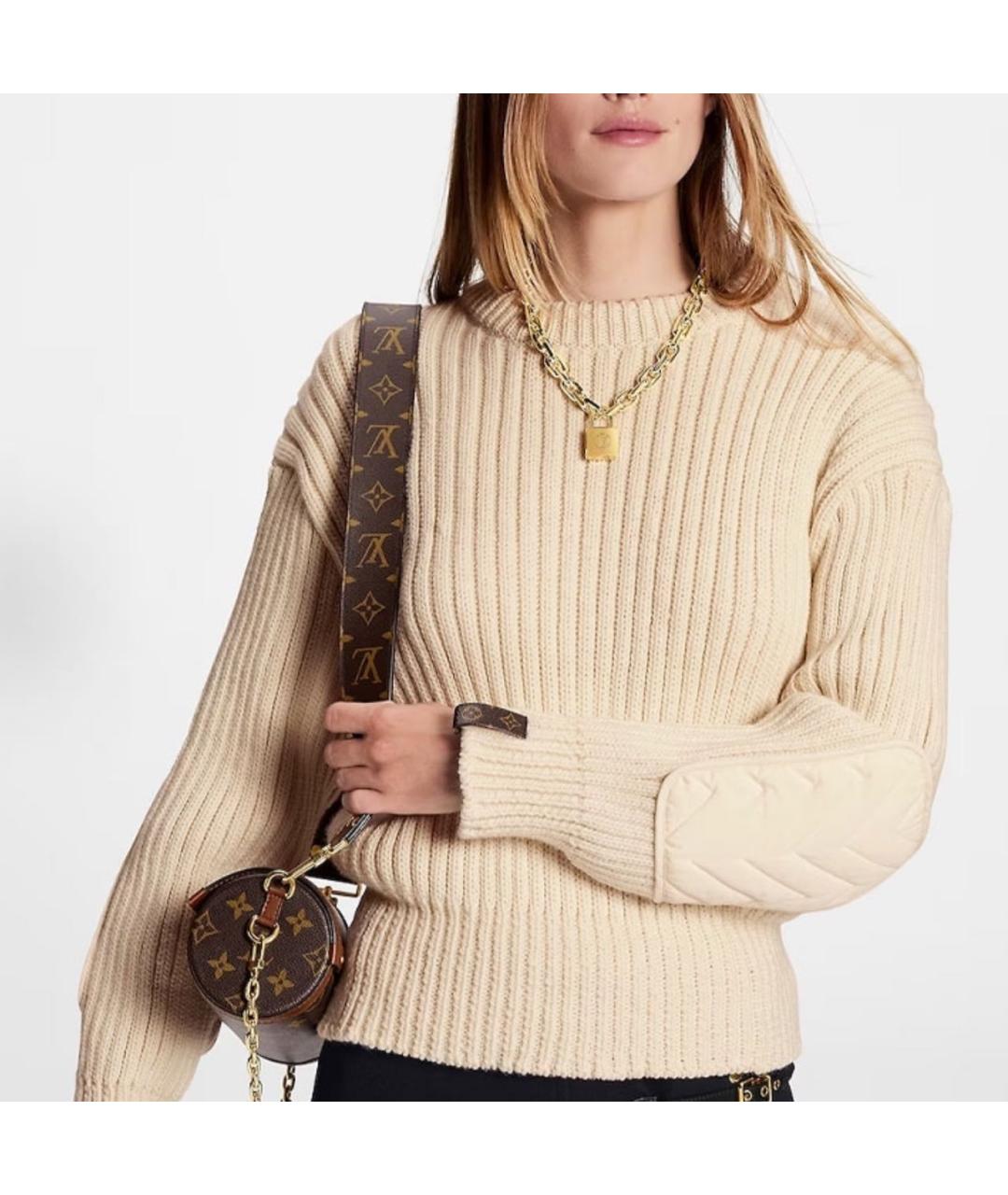 LOUIS VUITTON Бежевый джемпер / свитер, фото 4