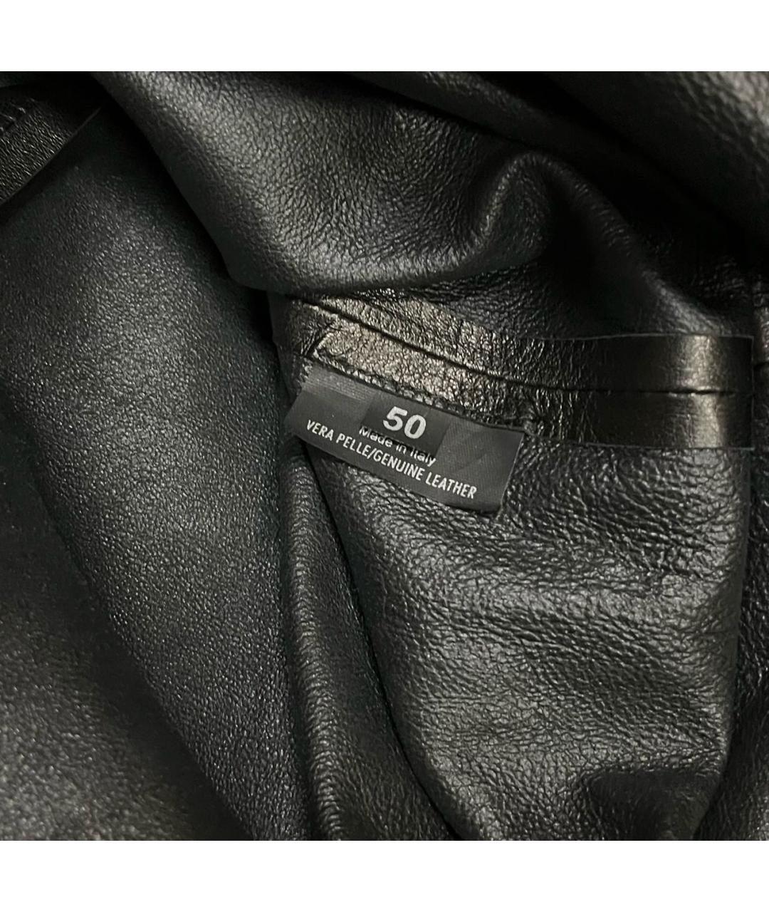 GUCCI Черная кожаная куртка, фото 7