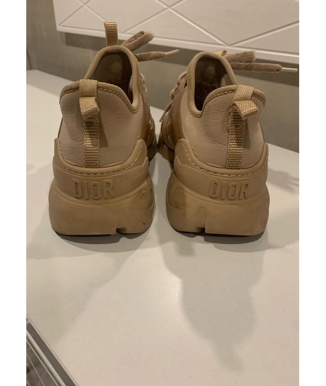 CHRISTIAN DIOR Бежевые кроссовки, фото 3