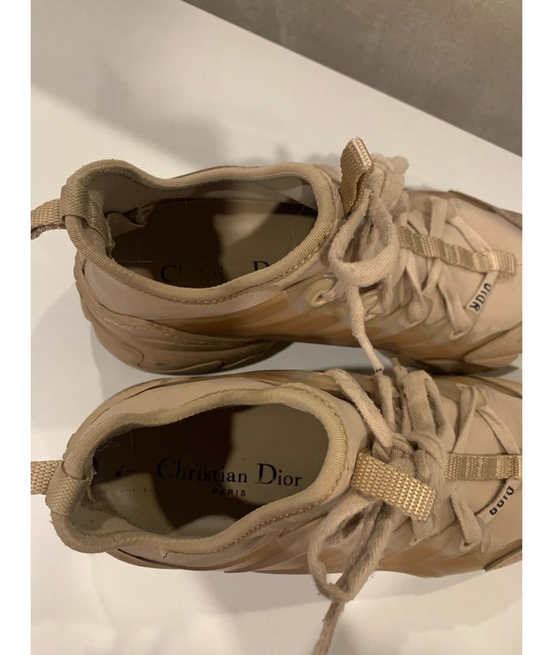 CHRISTIAN DIOR Бежевые кроссовки, фото 5