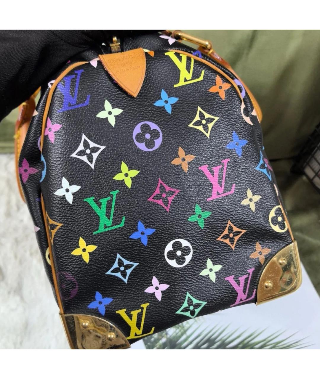 LOUIS VUITTON Черная сумка с короткими ручками, фото 3