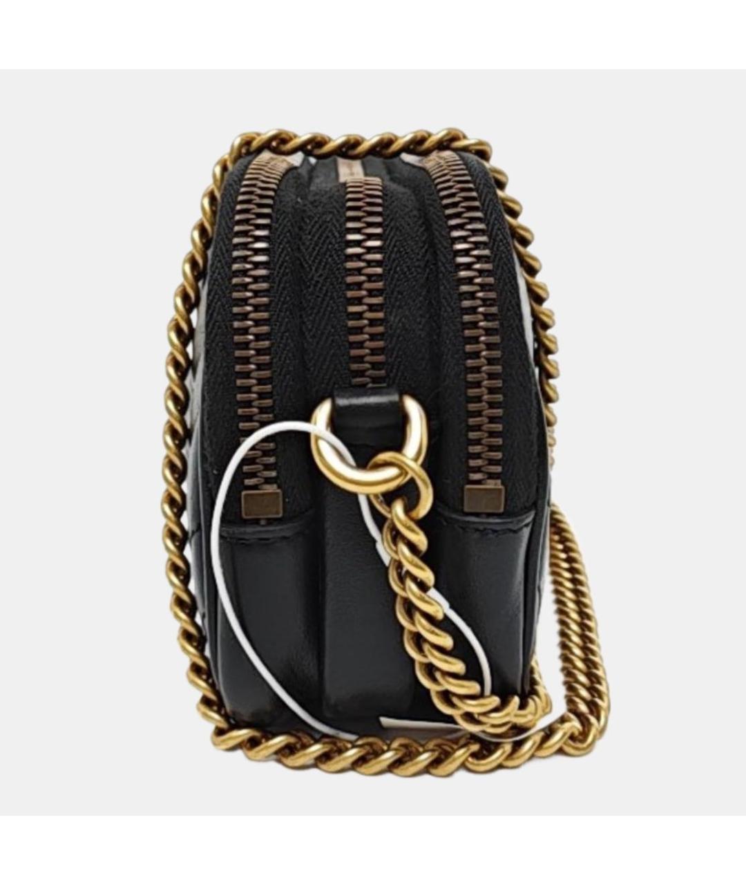 GUCCI Черная кожаная сумка через плечо, фото 2