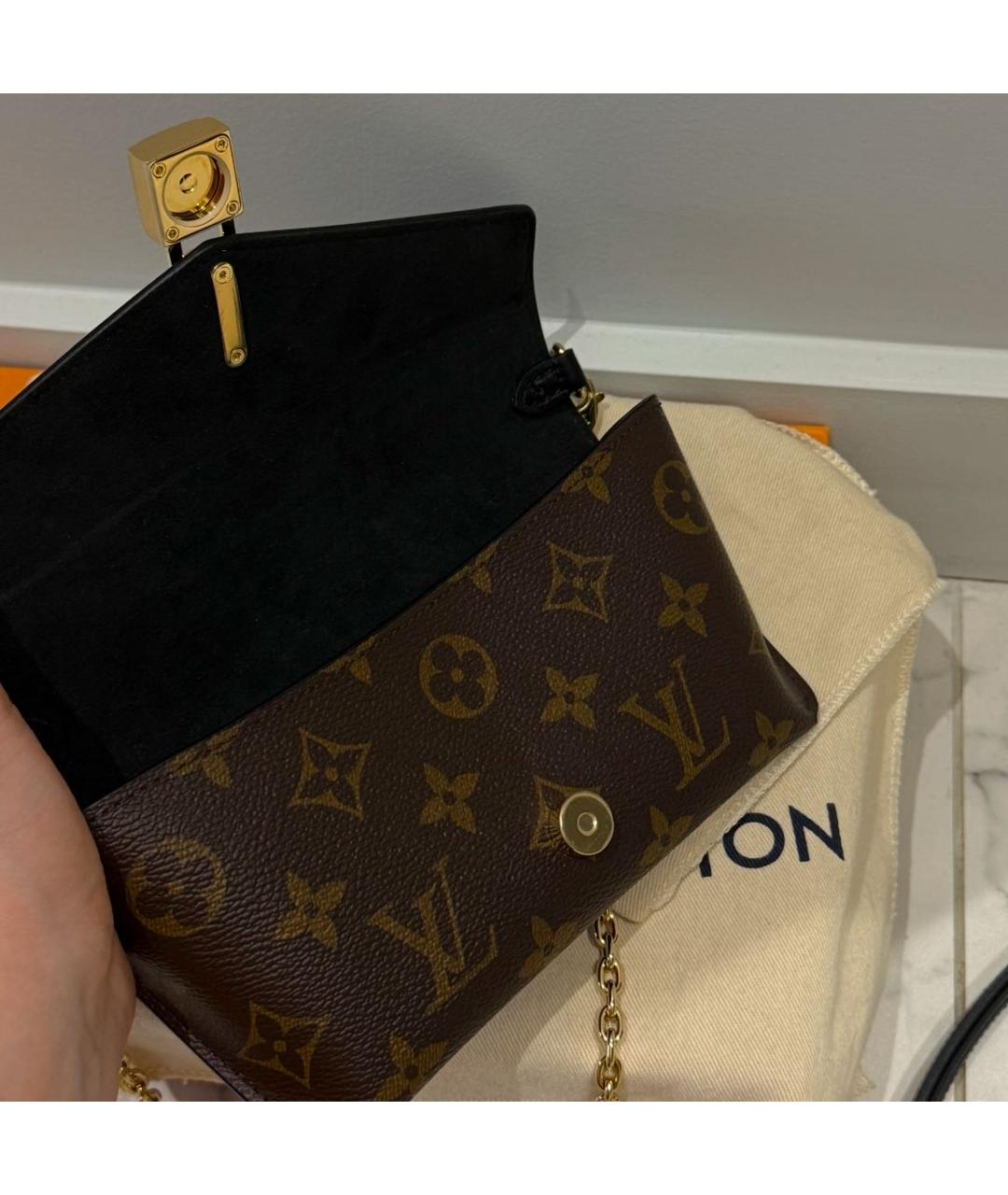 LOUIS VUITTON Коричневая сумка через плечо, фото 6