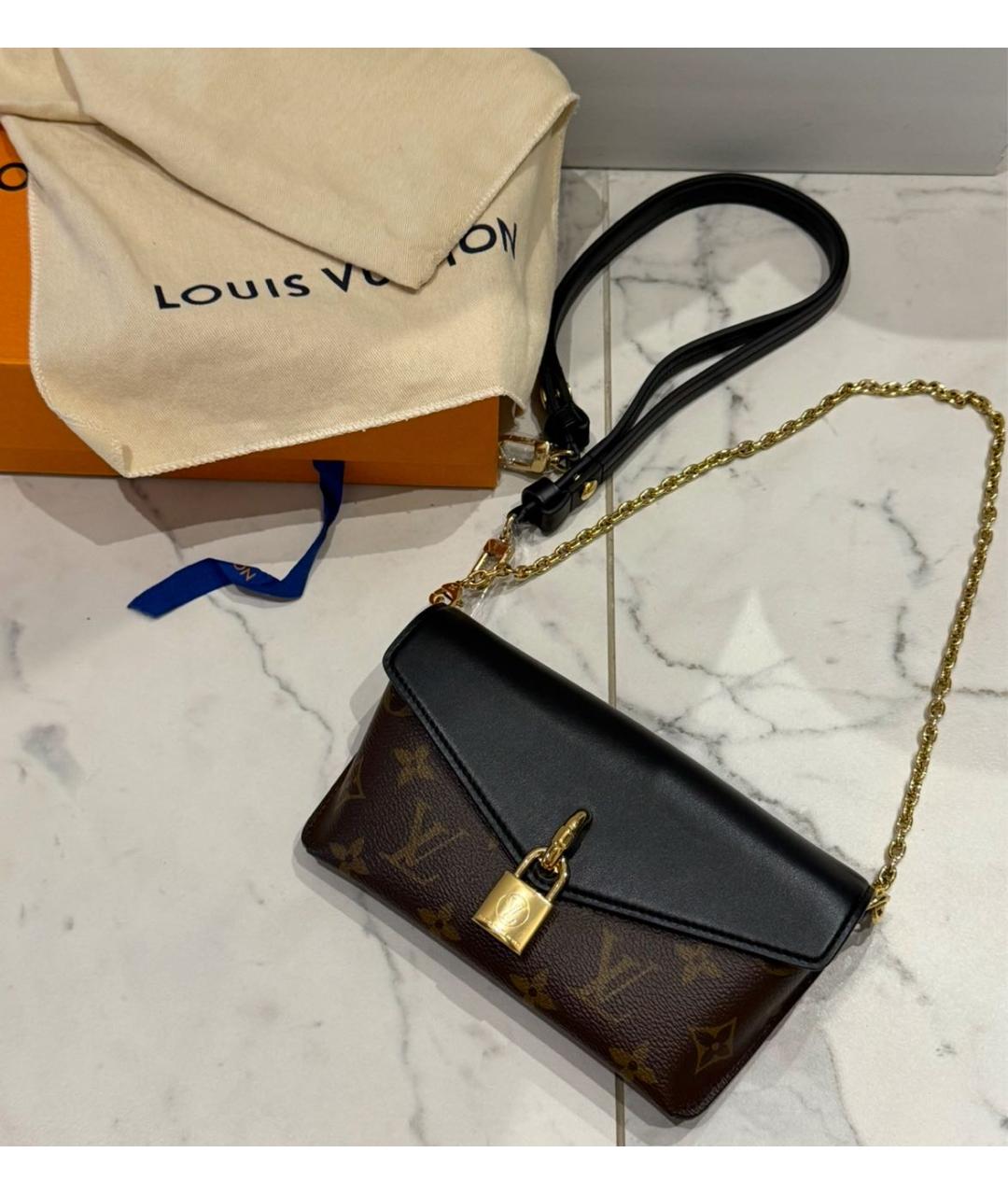 LOUIS VUITTON Коричневая сумка через плечо, фото 3