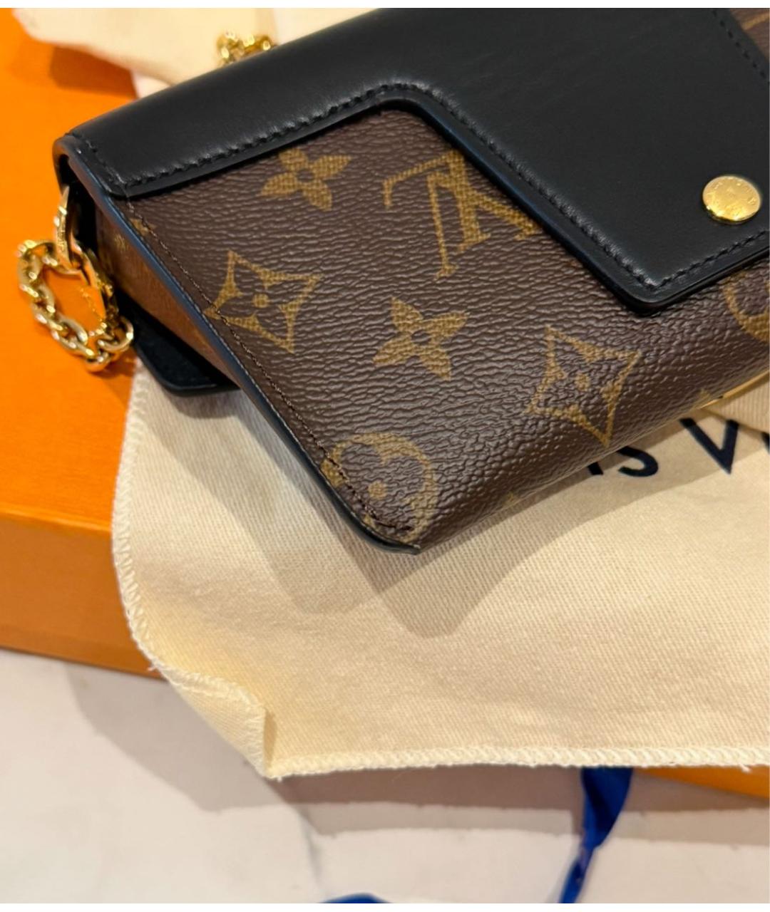 LOUIS VUITTON Коричневая сумка через плечо, фото 5