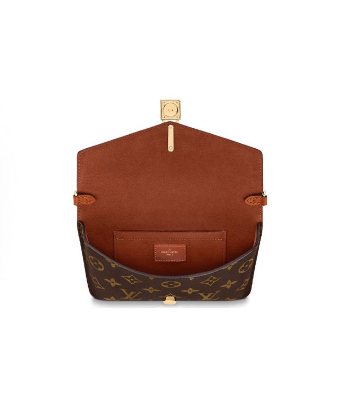 LOUIS VUITTON Коричневая сумка через плечо, фото 3