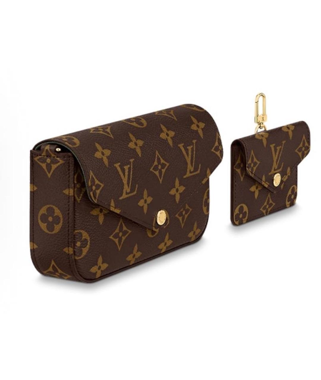 LOUIS VUITTON Коричневая сумка через плечо, фото 2