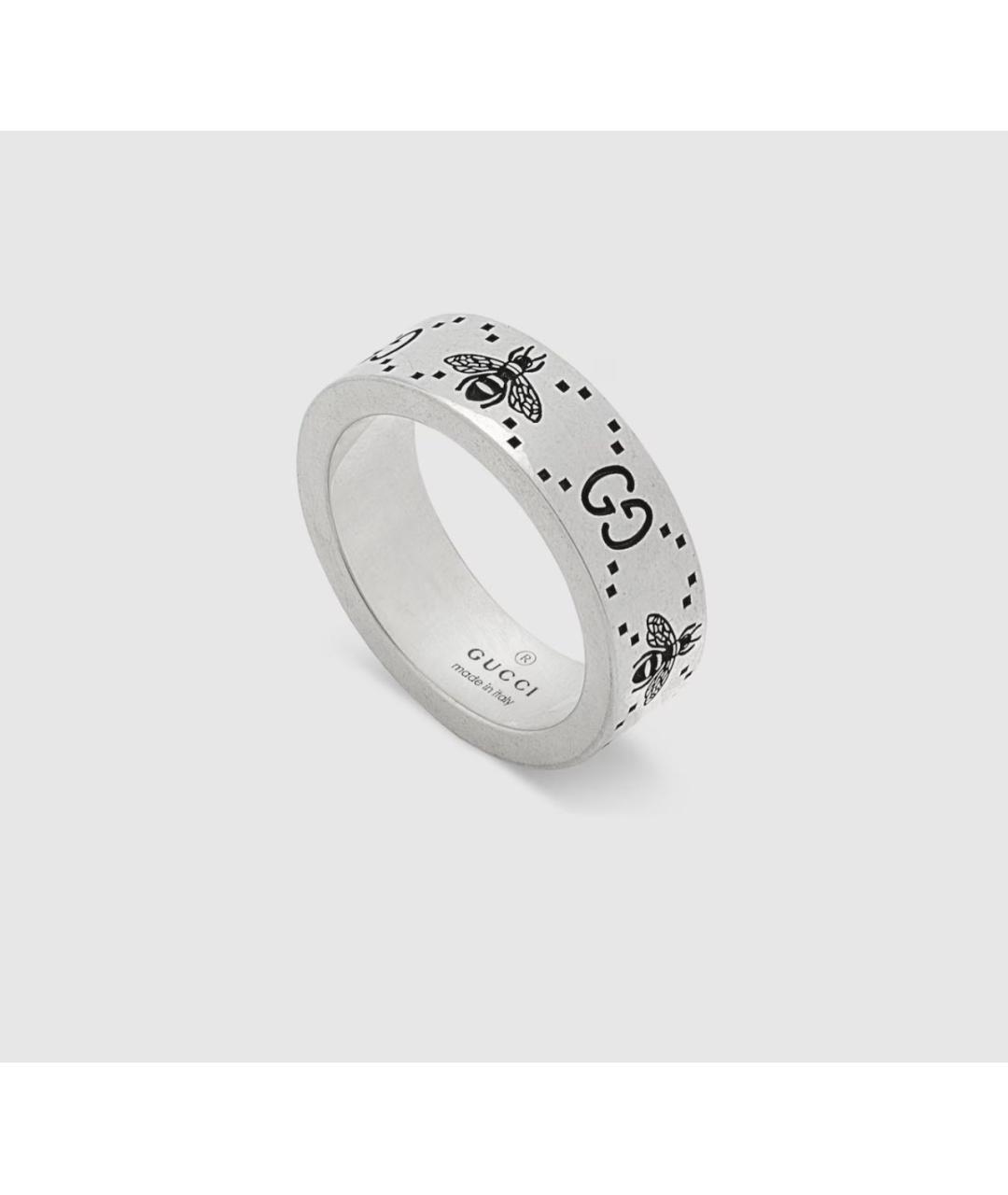 GUCCI Серебряное серебряное кольцо, фото 2