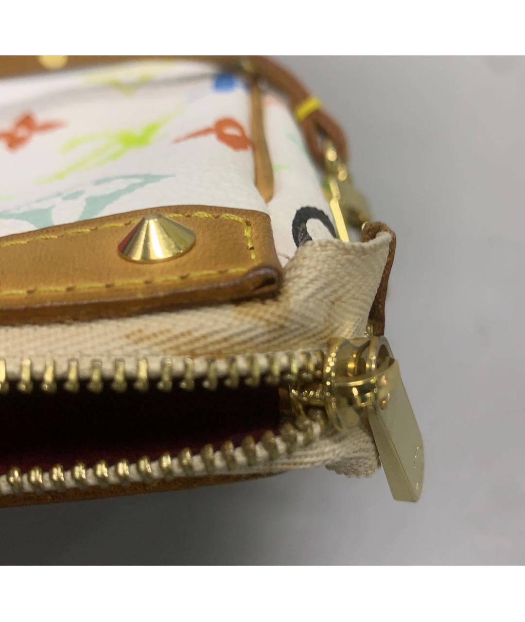 LOUIS VUITTON Белая сумка с короткими ручками, фото 8