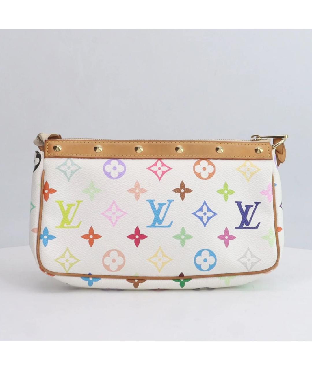 LOUIS VUITTON Белая сумка с короткими ручками, фото 3