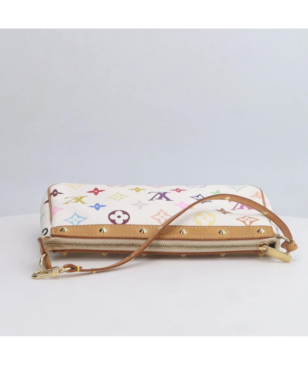 LOUIS VUITTON Белая сумка с короткими ручками, фото 6