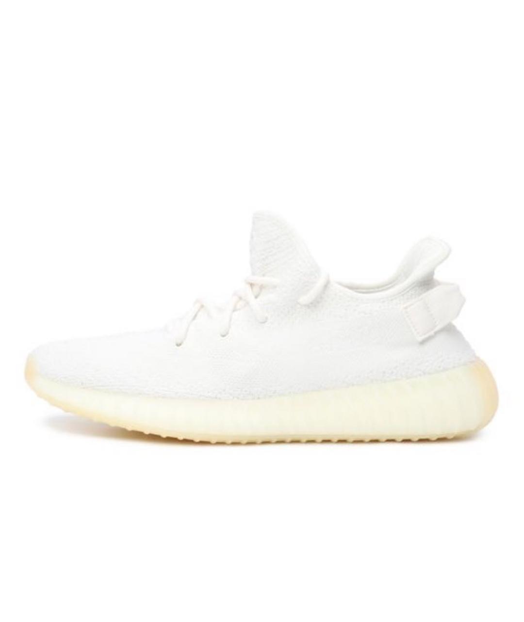 ADIDAS YEEZY Белые неопреновые низкие кроссовки / кеды, фото 6