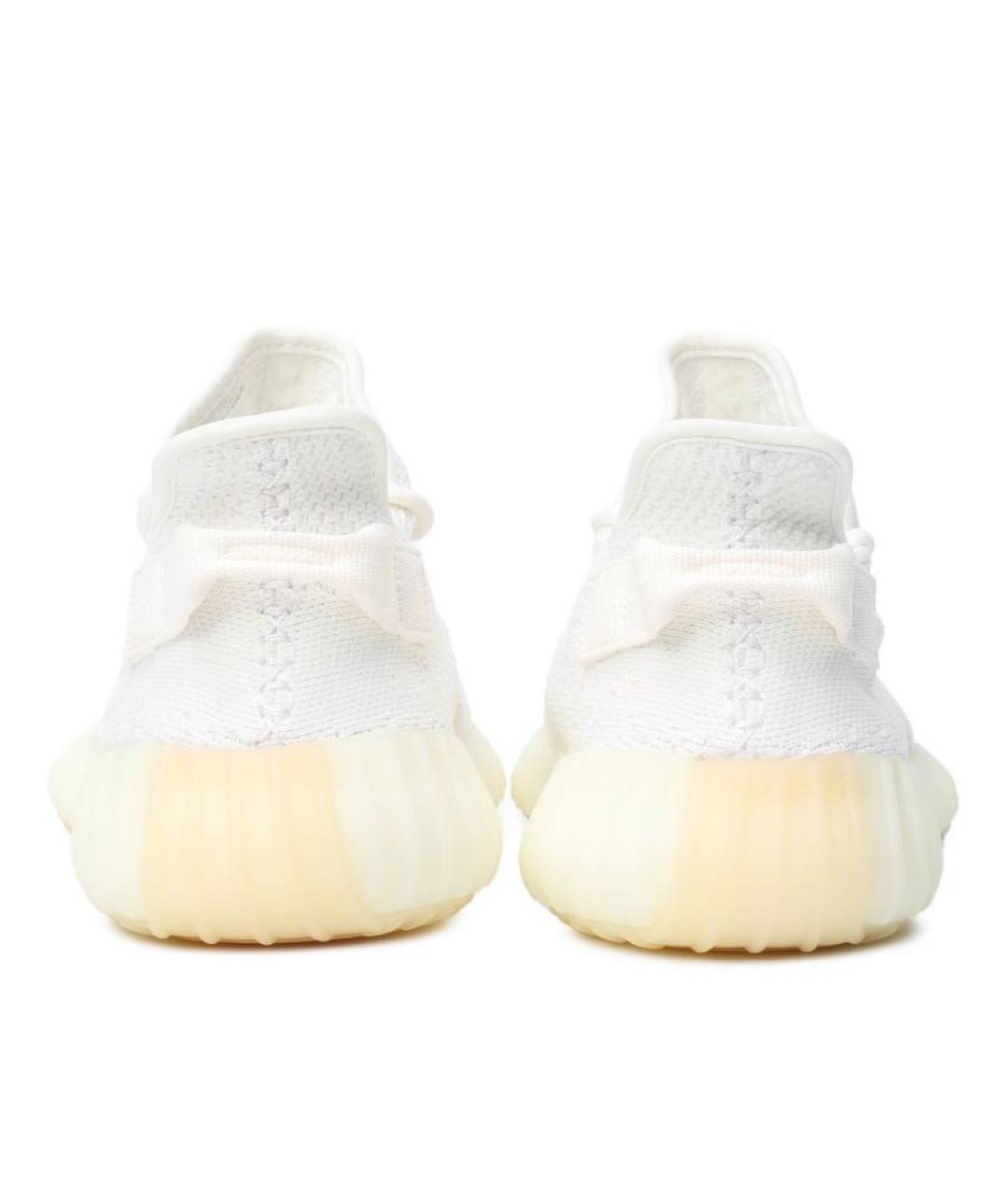 ADIDAS YEEZY Белые неопреновые низкие кроссовки / кеды, фото 4