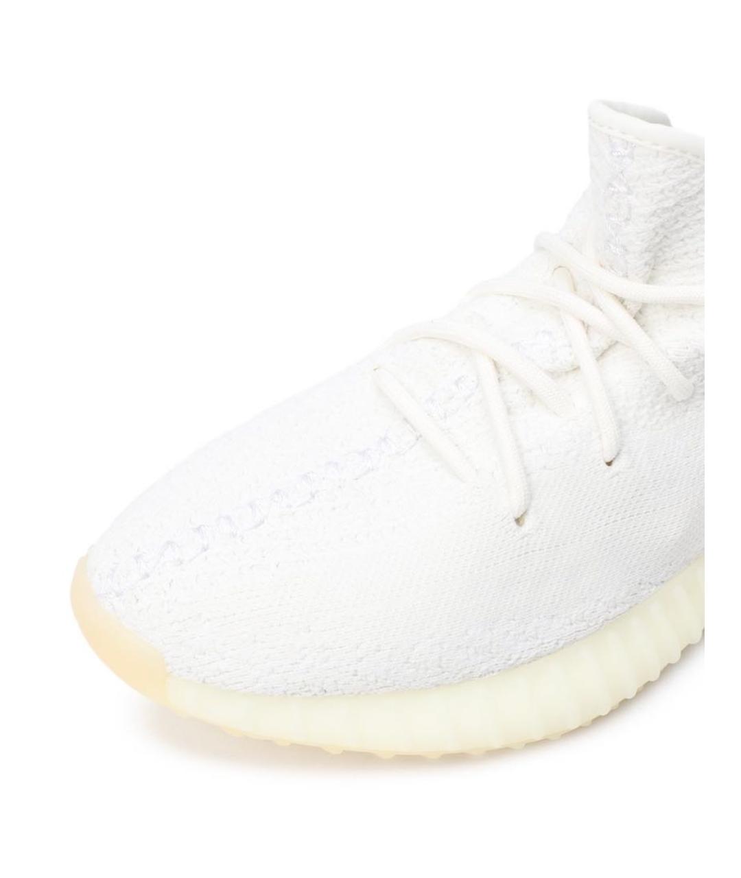 ADIDAS YEEZY Белые неопреновые низкие кроссовки / кеды, фото 5