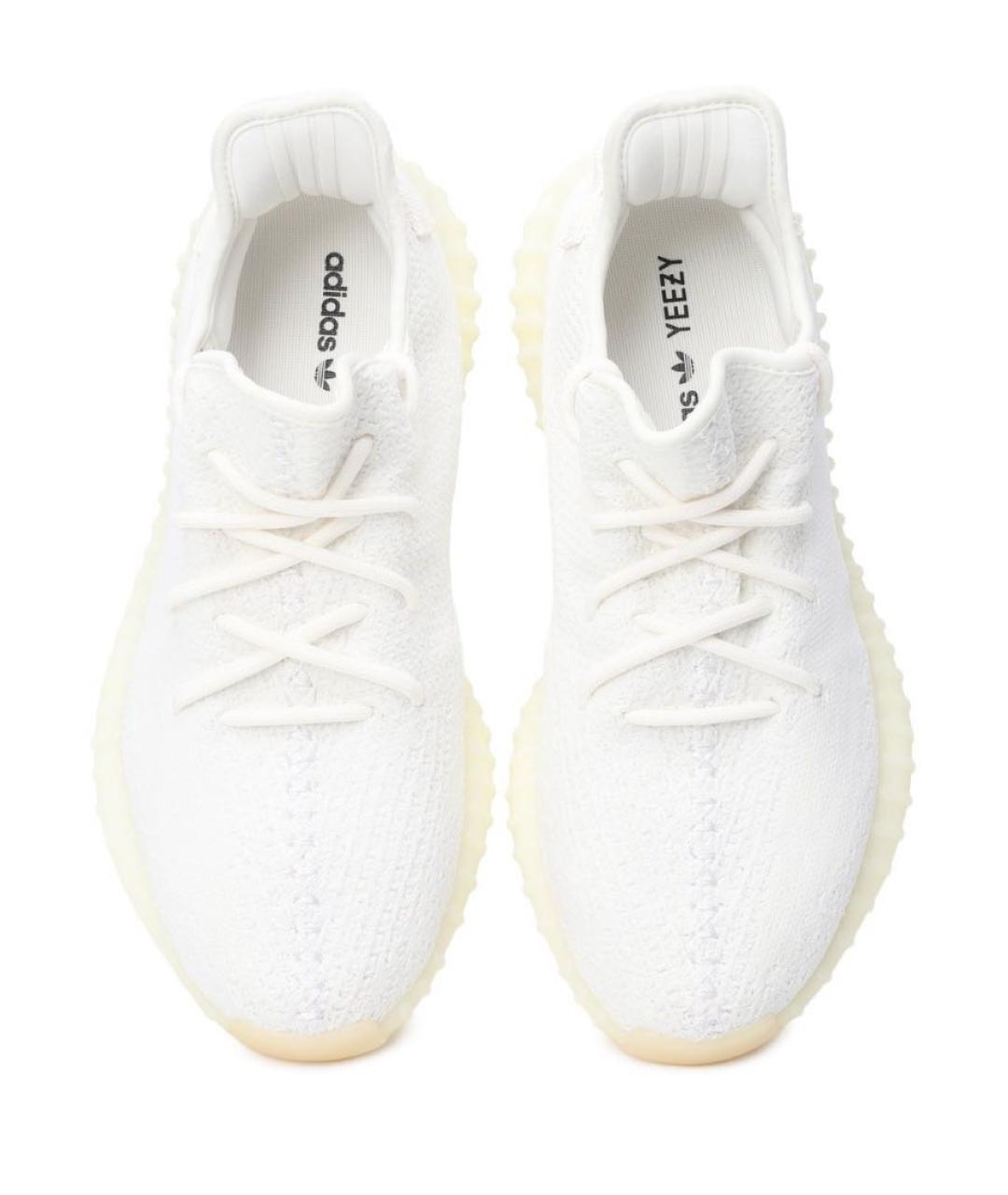 ADIDAS YEEZY Белые неопреновые низкие кроссовки / кеды, фото 2