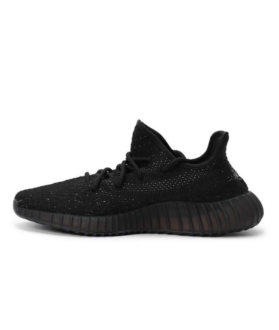 ADIDAS YEEZY Черные неопреновые низкие кроссовки / кеды, фото 7