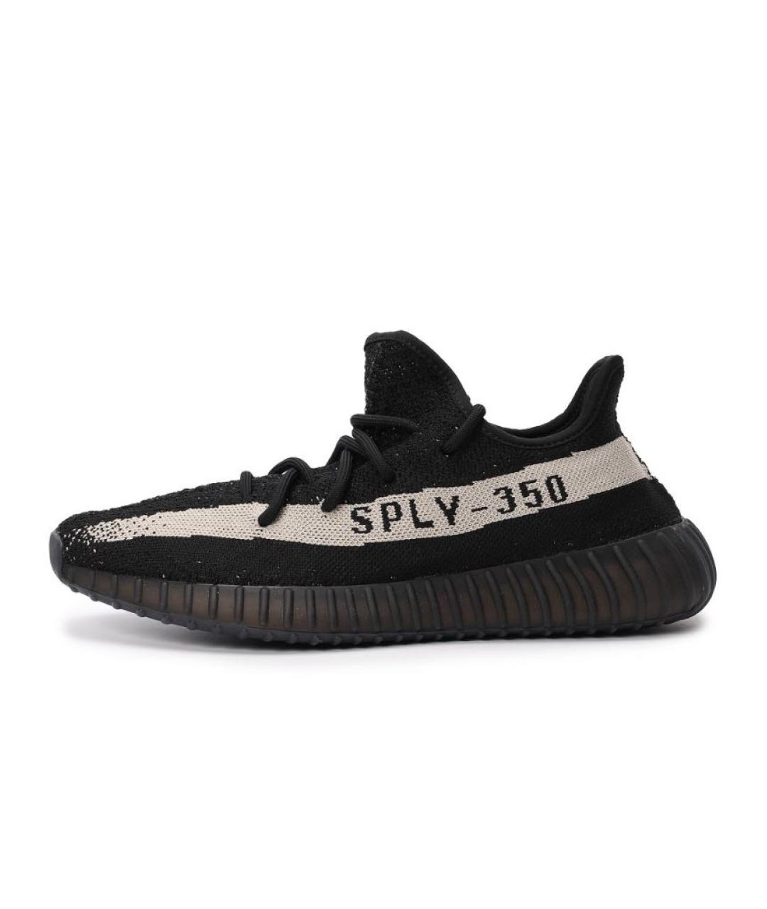 ADIDAS YEEZY Черные неопреновые низкие кроссовки / кеды, фото 8