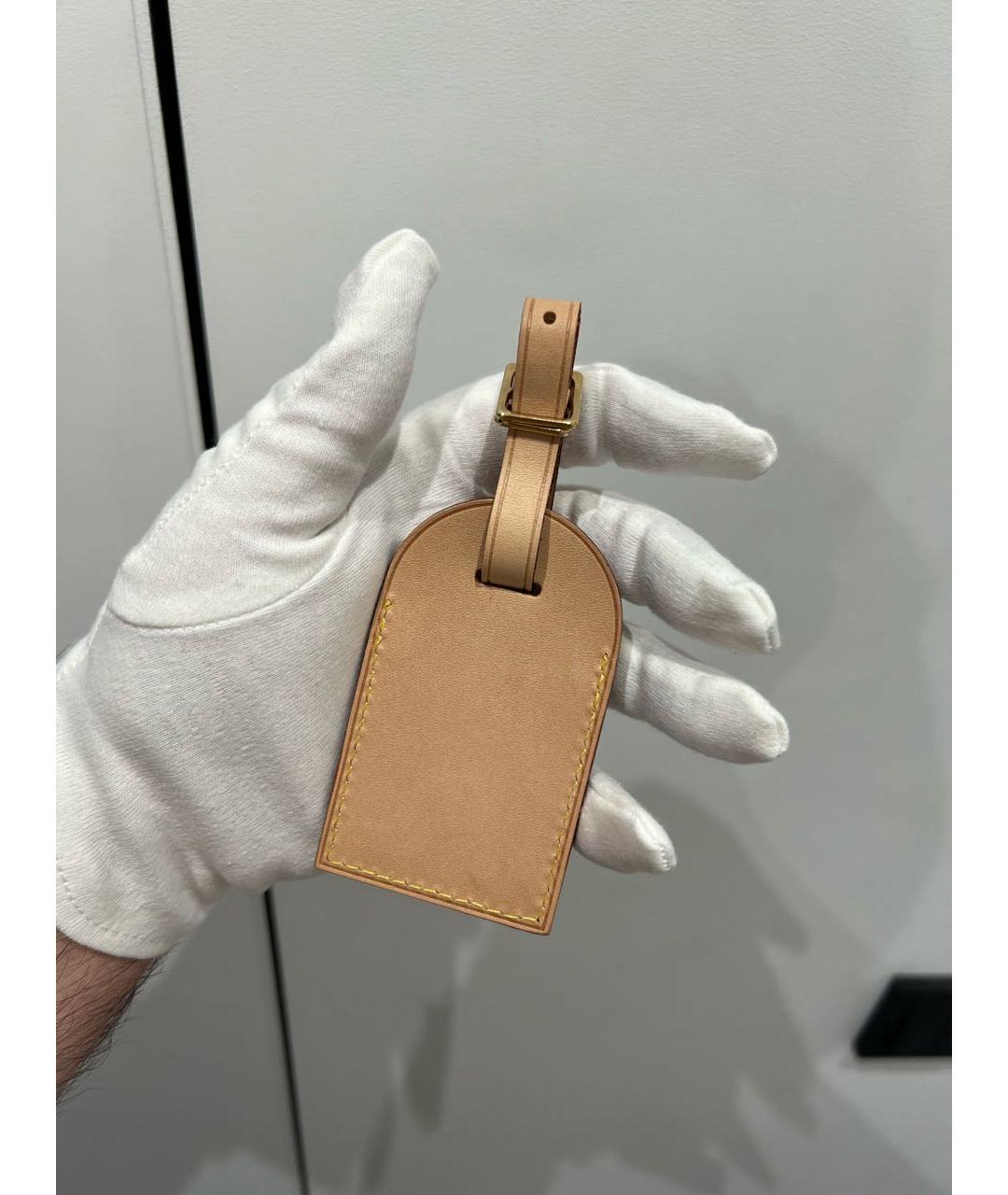 LOUIS VUITTON Бежевый брелок, фото 2