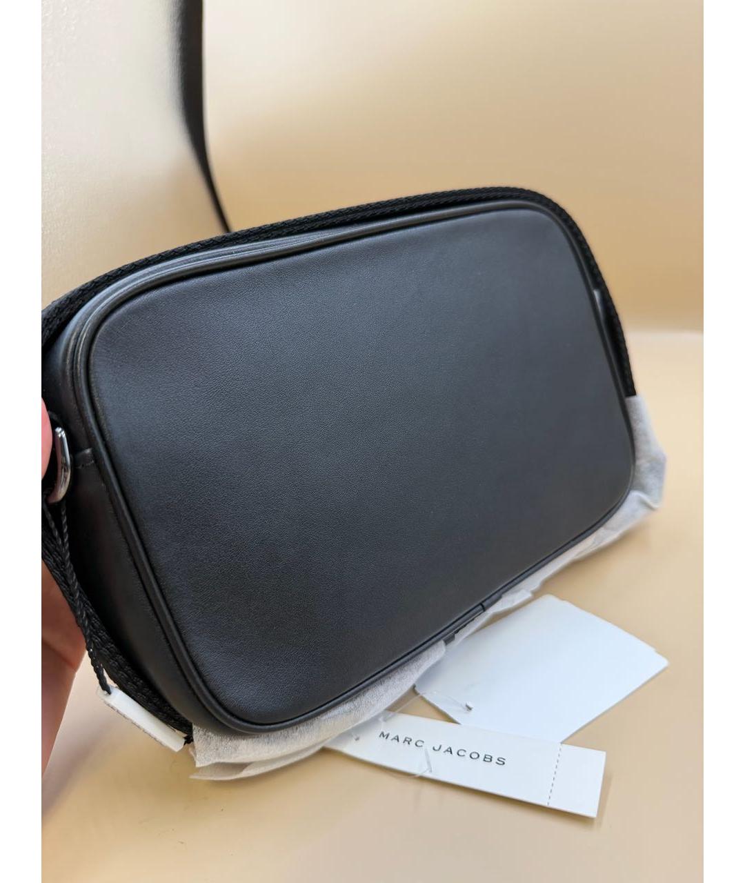 MARC JACOBS Черная кожаная сумка через плечо, фото 5