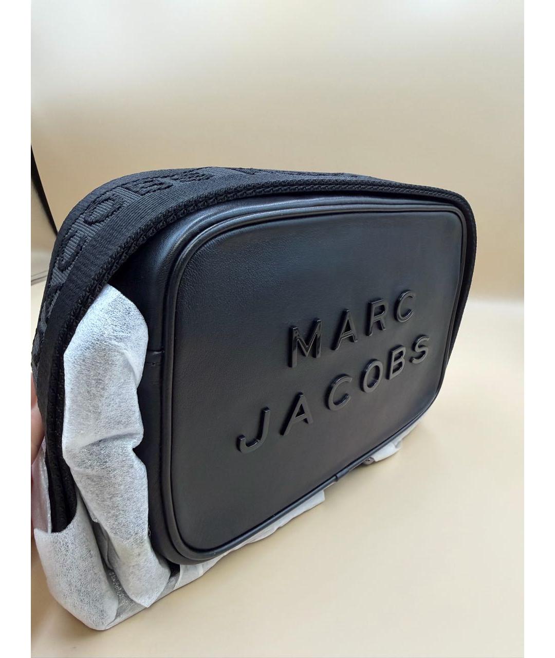 MARC JACOBS Черная кожаная сумка через плечо, фото 4