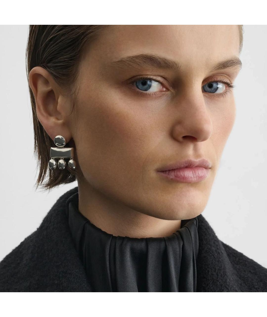 PHOEBE PHILO Серебряные серебряные серьги, фото 2