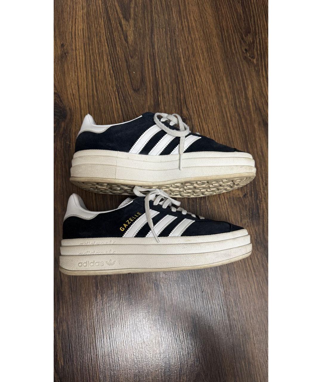 ADIDAS Черные замшевые кеды, фото 8