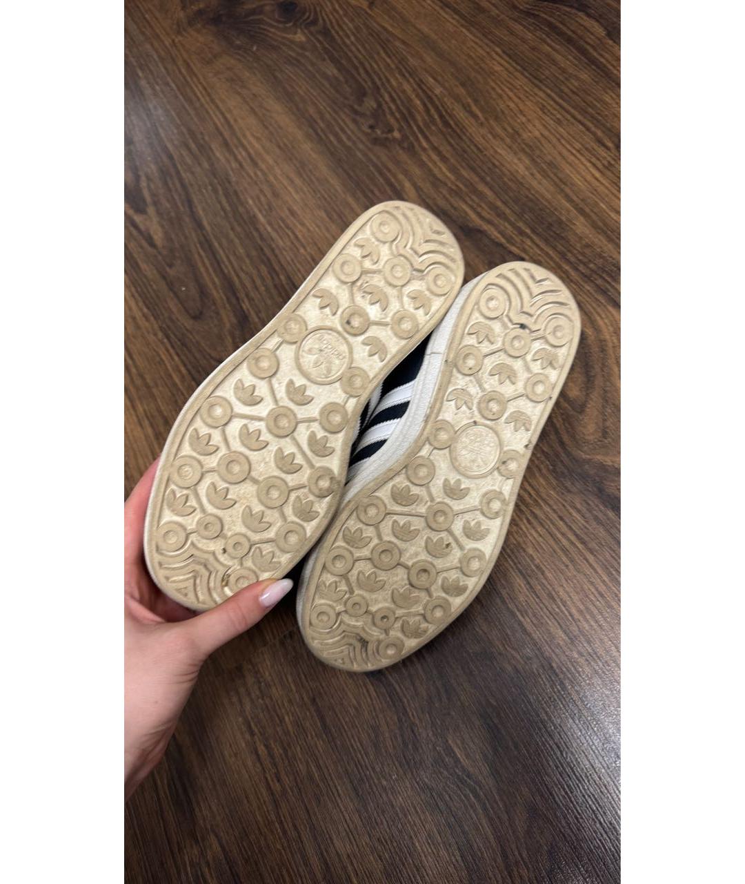 ADIDAS Черные замшевые кеды, фото 7