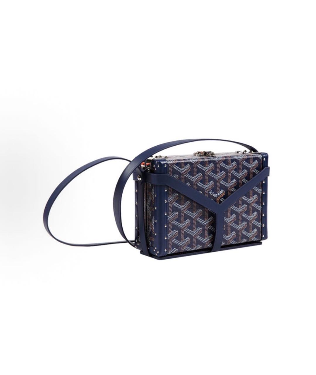 GOYARD Темно-синяя сумка через плечо, фото 3