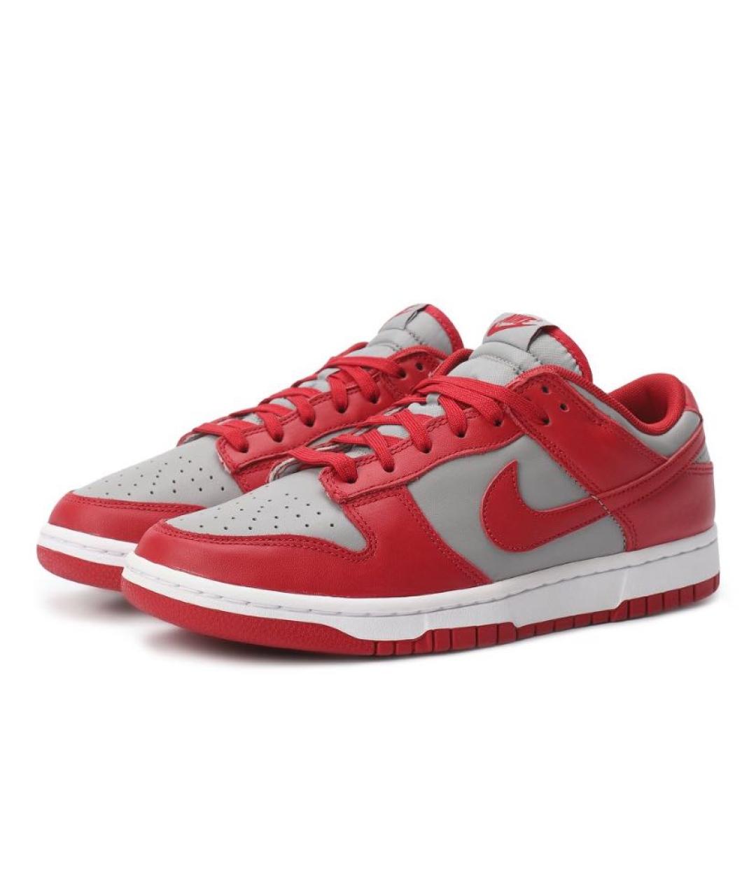 NIKE Красные кожаные кроссовки, фото 4