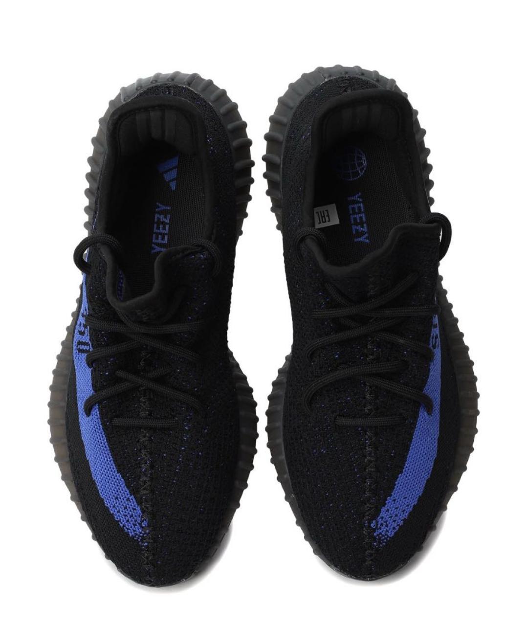ADIDAS YEEZY Черные неопреновые кроссовки, фото 2