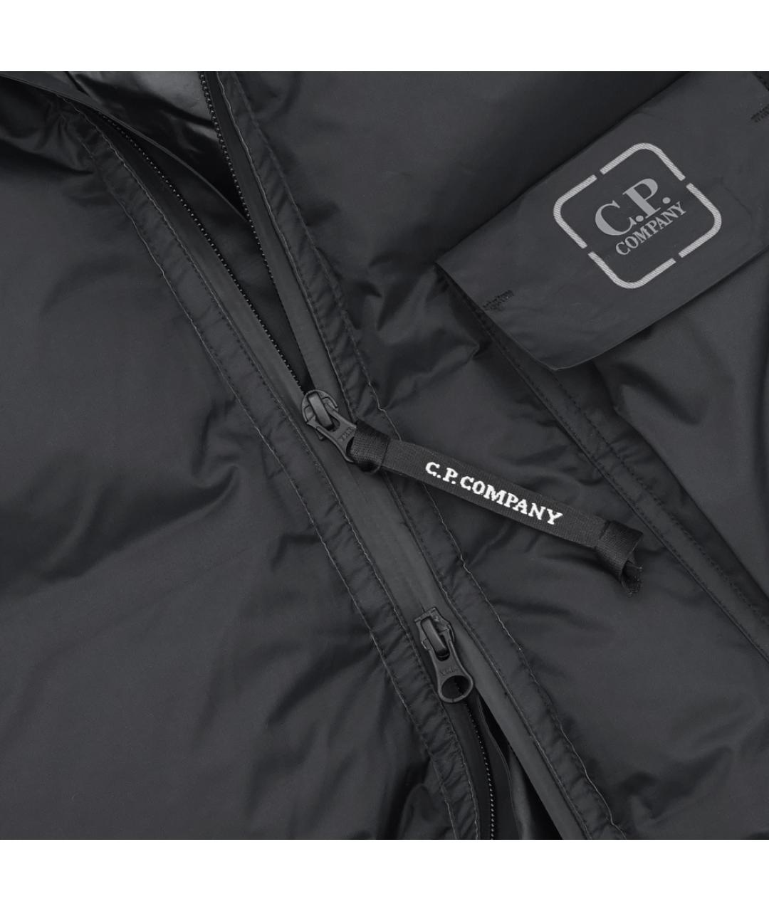 CP COMPANY Черный полиамидовый пуховик, фото 5