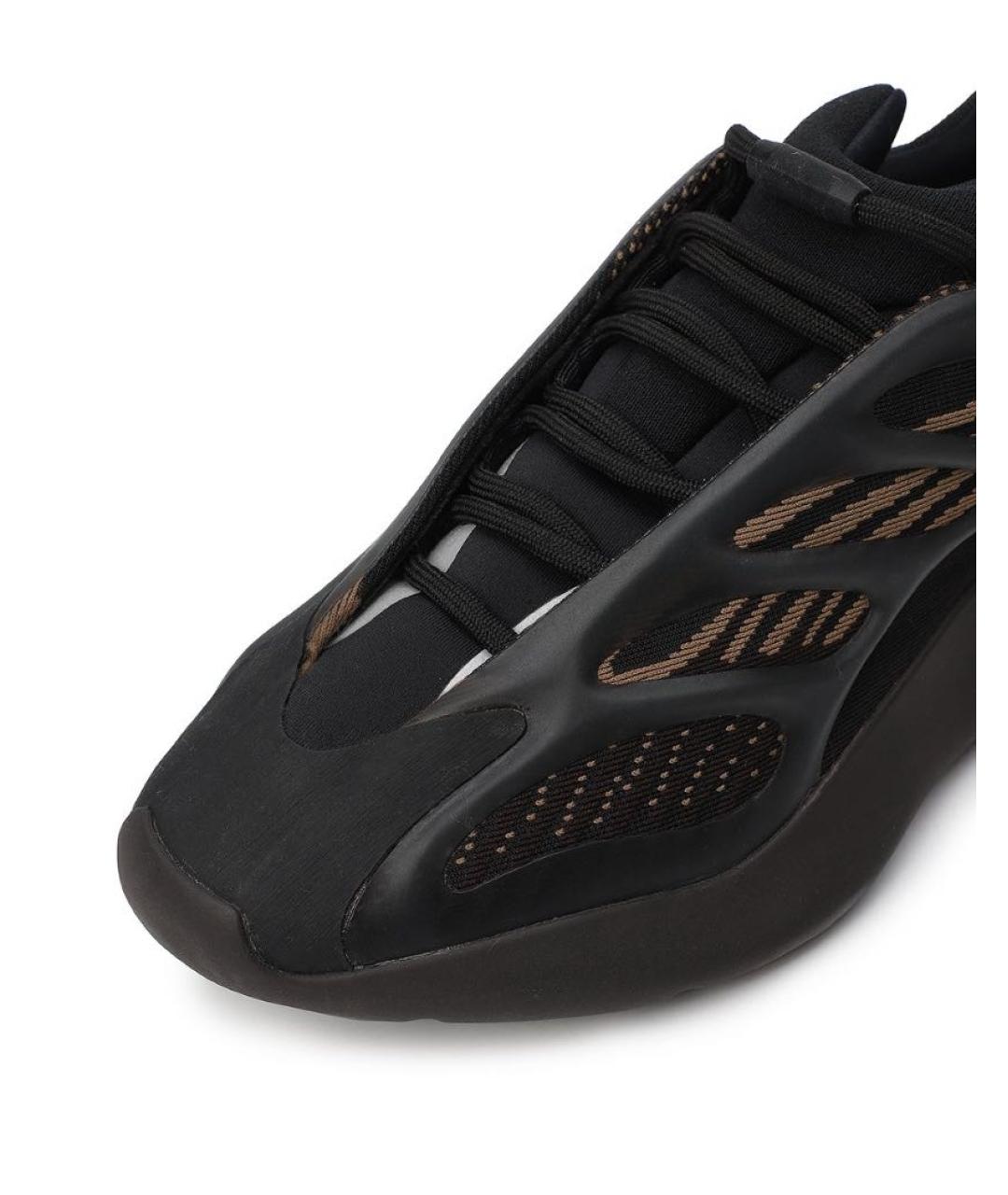 ADIDAS YEEZY Черные неопреновые кроссовки, фото 6