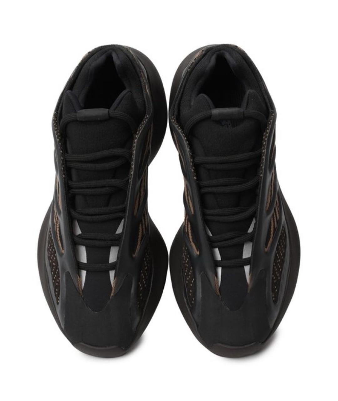 ADIDAS YEEZY Черные неопреновые кроссовки, фото 2