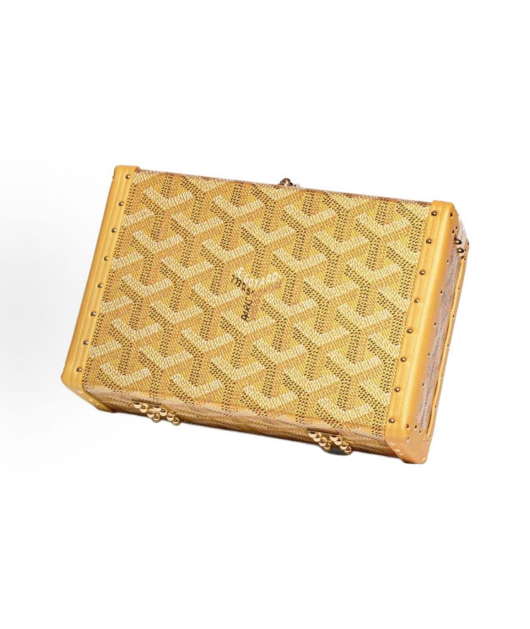 GOYARD Желтая сумка через плечо, фото 3