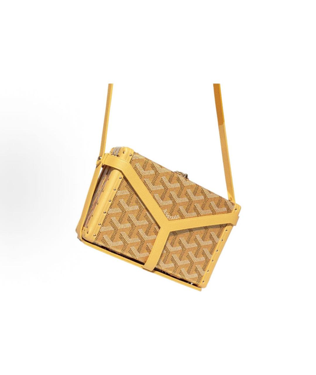 GOYARD Желтая сумка через плечо, фото 2