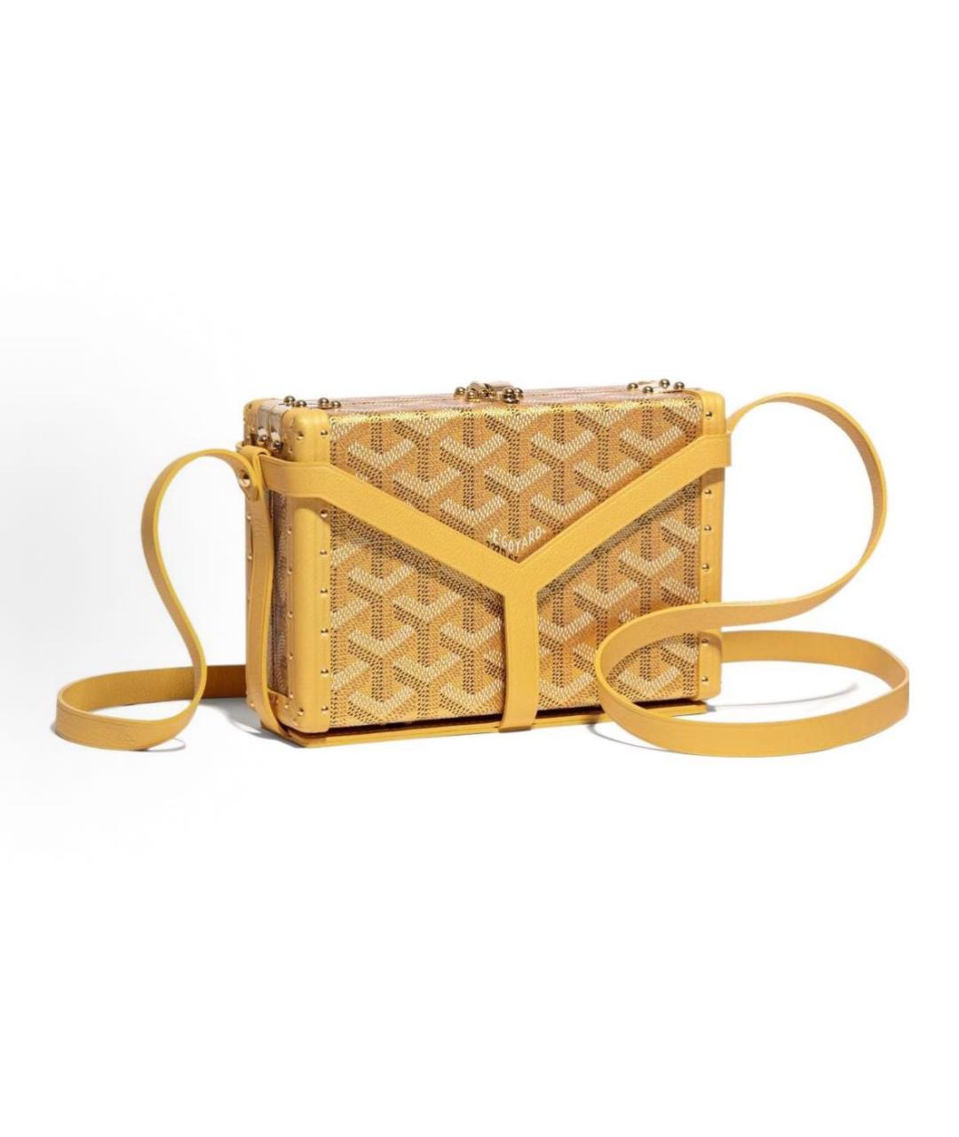 GOYARD Желтая сумка через плечо, фото 5