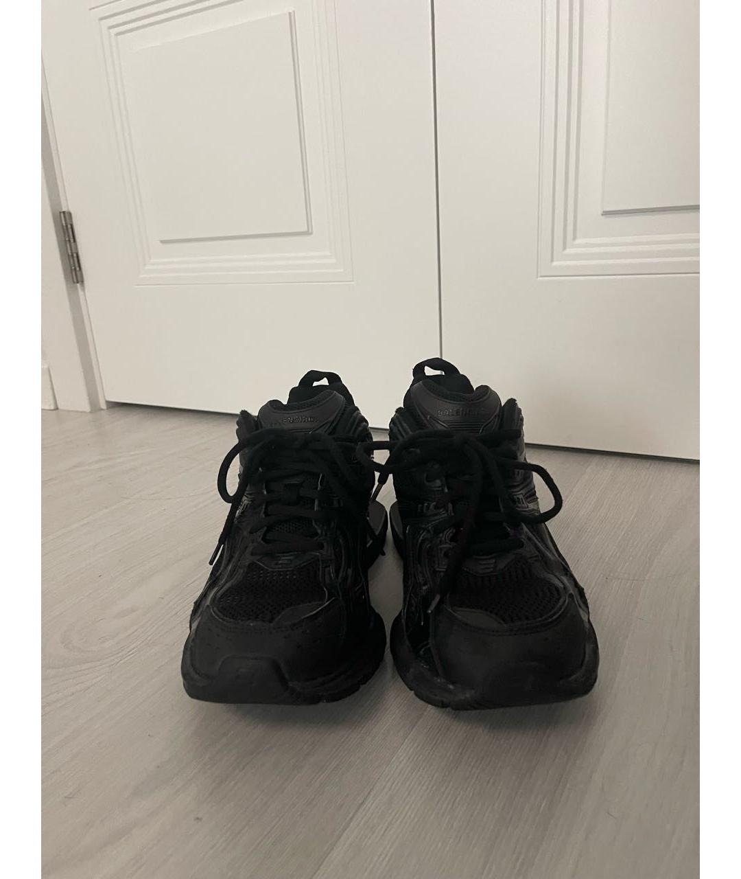 BALENCIAGA Черные низкие кроссовки / кеды, фото 2