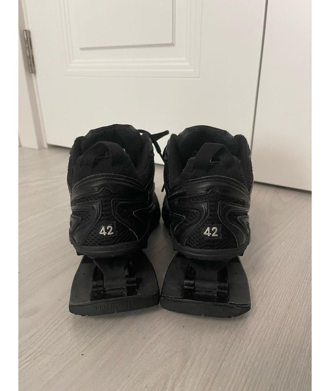 BALENCIAGA Черные низкие кроссовки / кеды, фото 4
