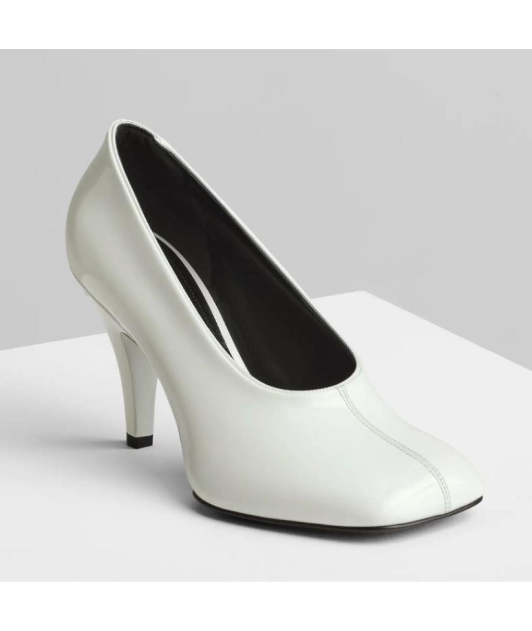 PHOEBE PHILO Белые туфли из лакированной кожи, фото 3