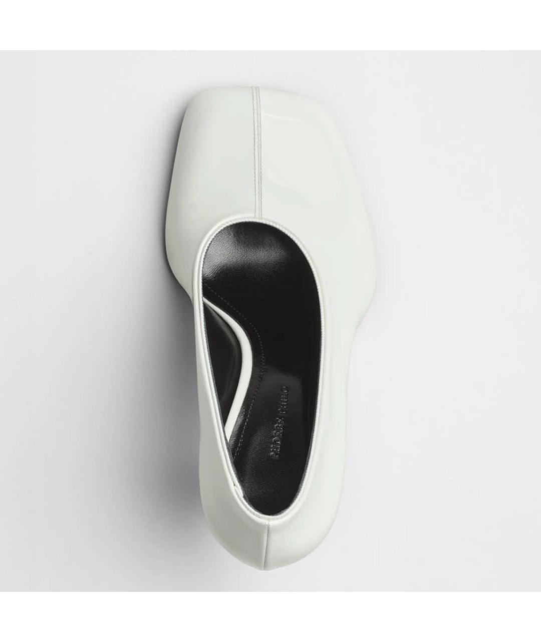 PHOEBE PHILO Белые туфли из лакированной кожи, фото 6