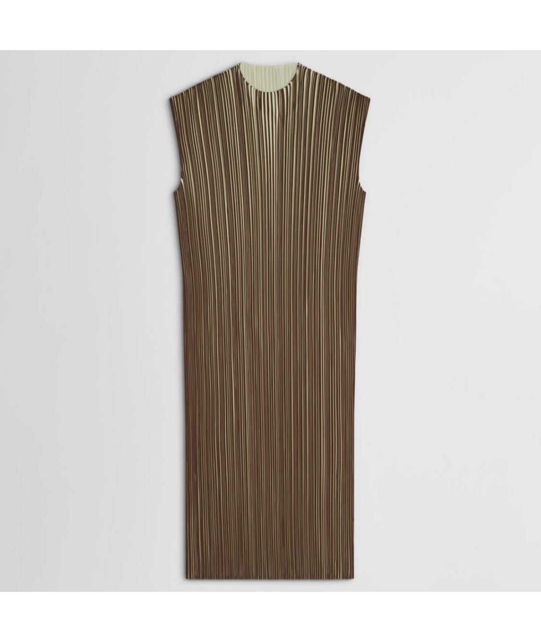 PHOEBE PHILO Хаки полиэстеровое платье, фото 7