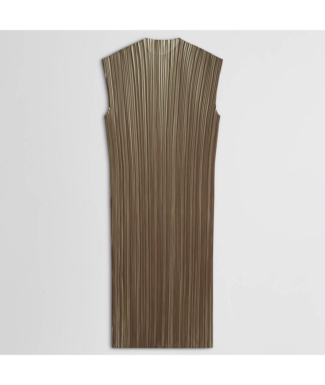 PHOEBE PHILO Хаки полиэстеровое платье, фото 2