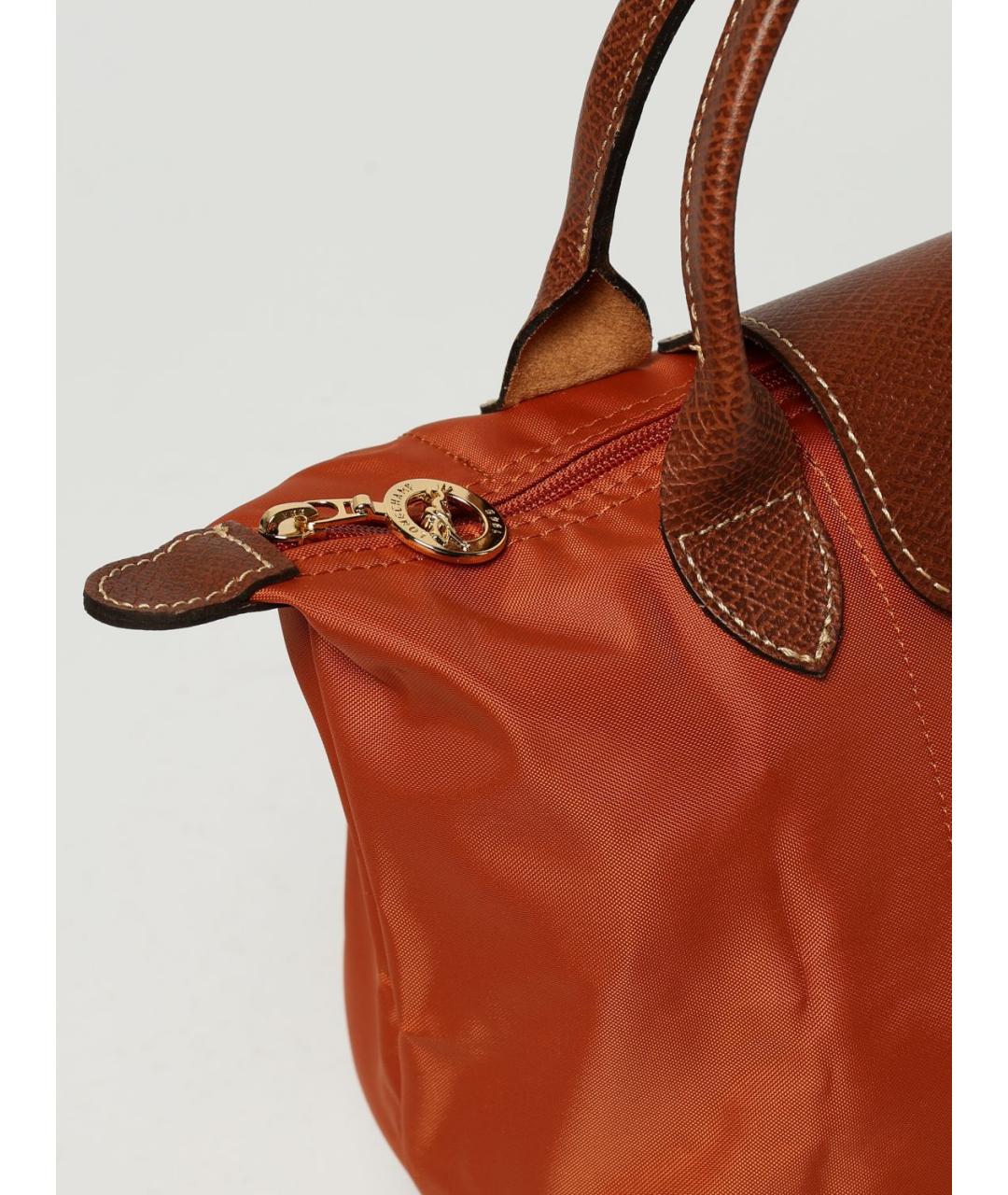 LONGCHAMP Оранжевая сумка тоут, фото 3